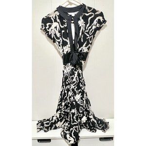 Diane Von Furstenberg Silk Wrap Dress Fight For Love Cherub Size 2